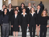 freundliche Servicehostessen